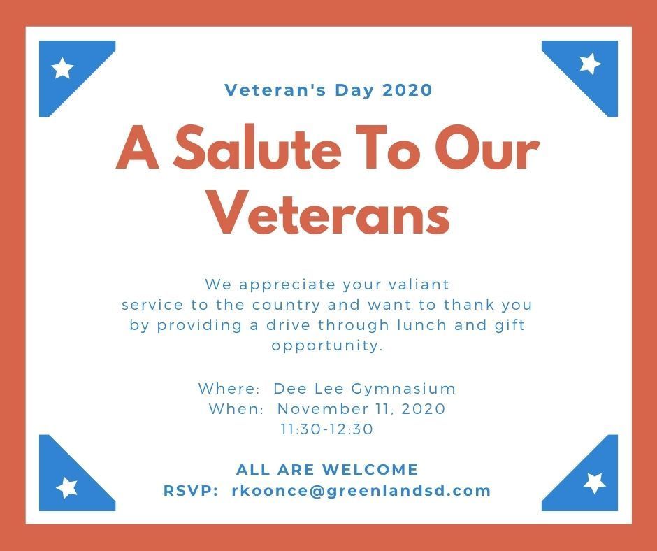 Veterans Day Assembly Flyer